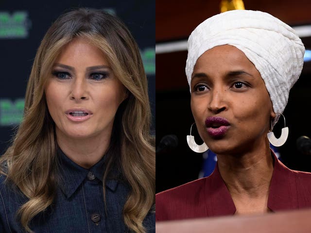 Melania Trump Ilhan Omar