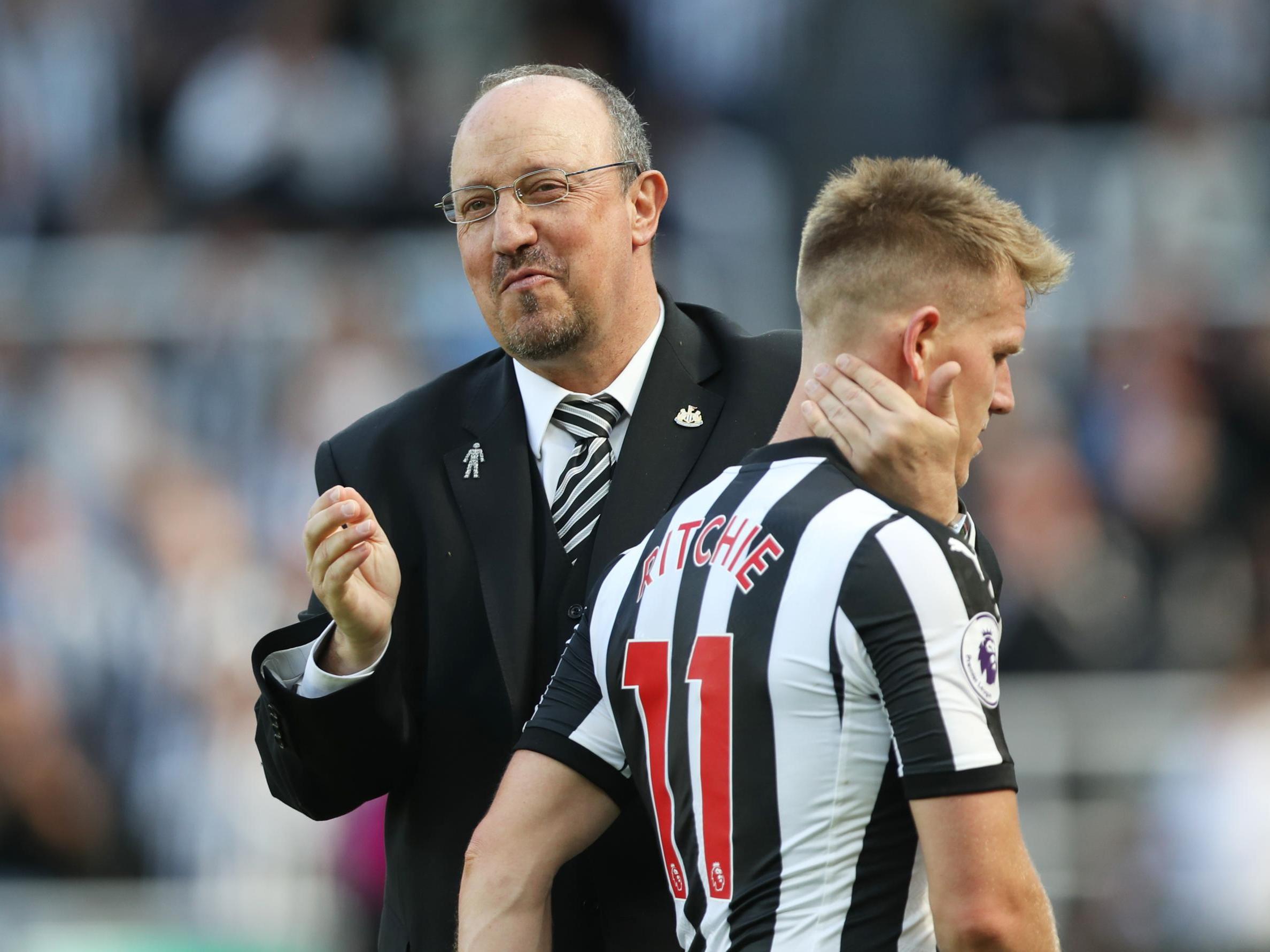 Matt Ritchie was disappointed to see Rafa Benitez leave