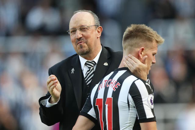 Matt Ritchie was disappointed to see Rafa Benitez leave
