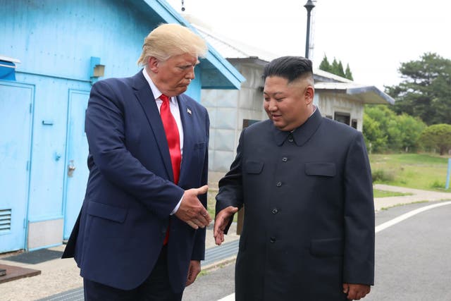 Mr Trump says he and Kim Jong-un 'fell in love'