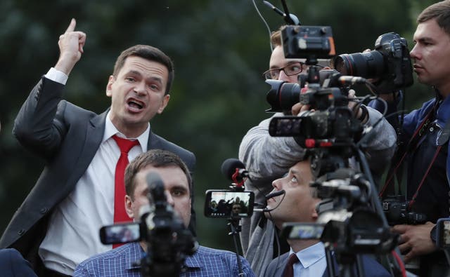 Opposition politician Ilya Yashin is one of several ruled ineligible in September's city elections