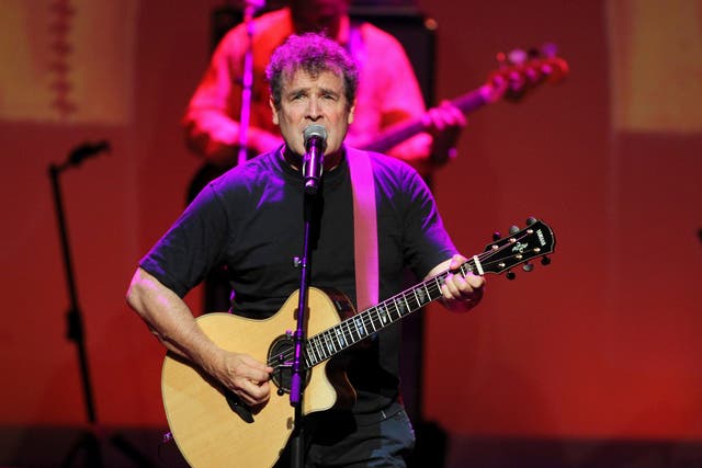 South African singer Johnny Clegg performs during the South Africa Gala night at the Monte Carlo opera, September 29, 2012