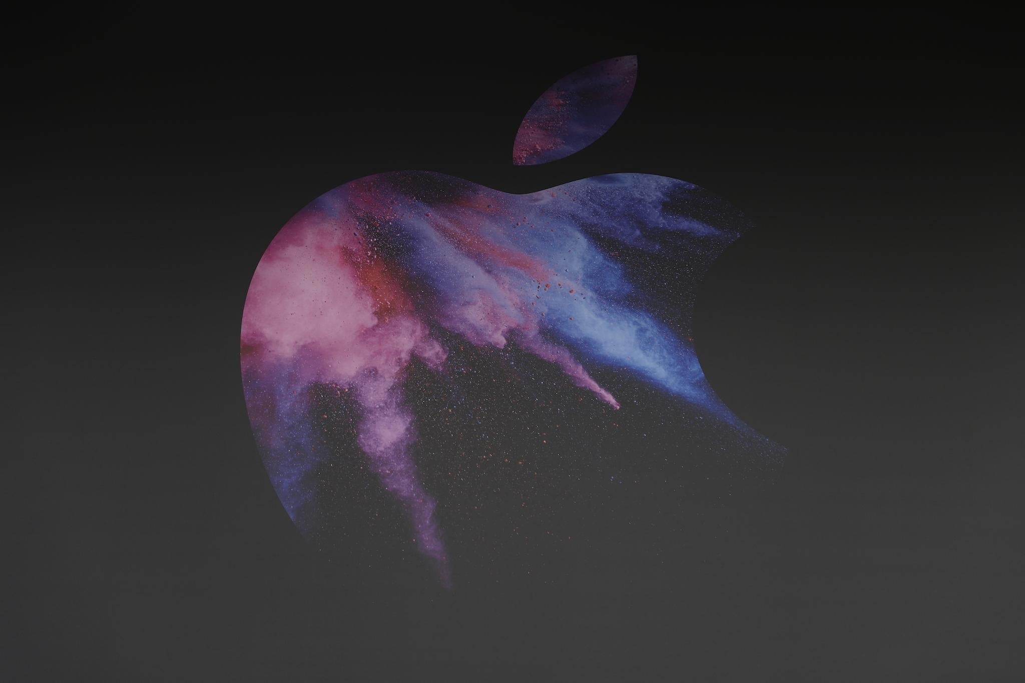 An Apple logo is seen on a building during a product launch event on October 27, 2016 in Cupertino, California