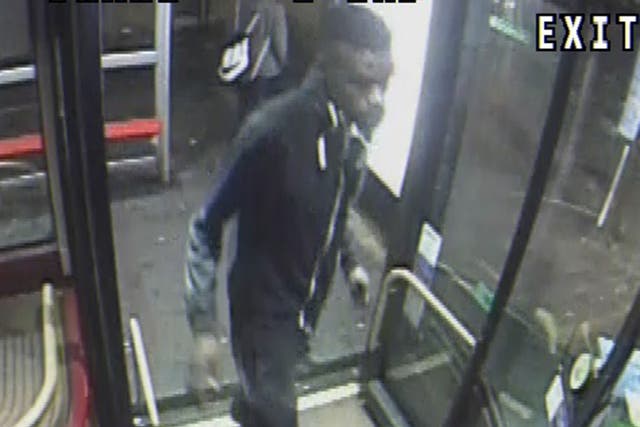 A man police would like to trace boarding a bus on 1 July