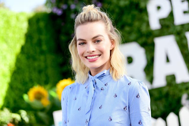 Margot Robbie attends the photo call for Columbia Pictures' 'Peter Rabbit' at The London Hotel on February 2, 2018 in West Hollywood, California.