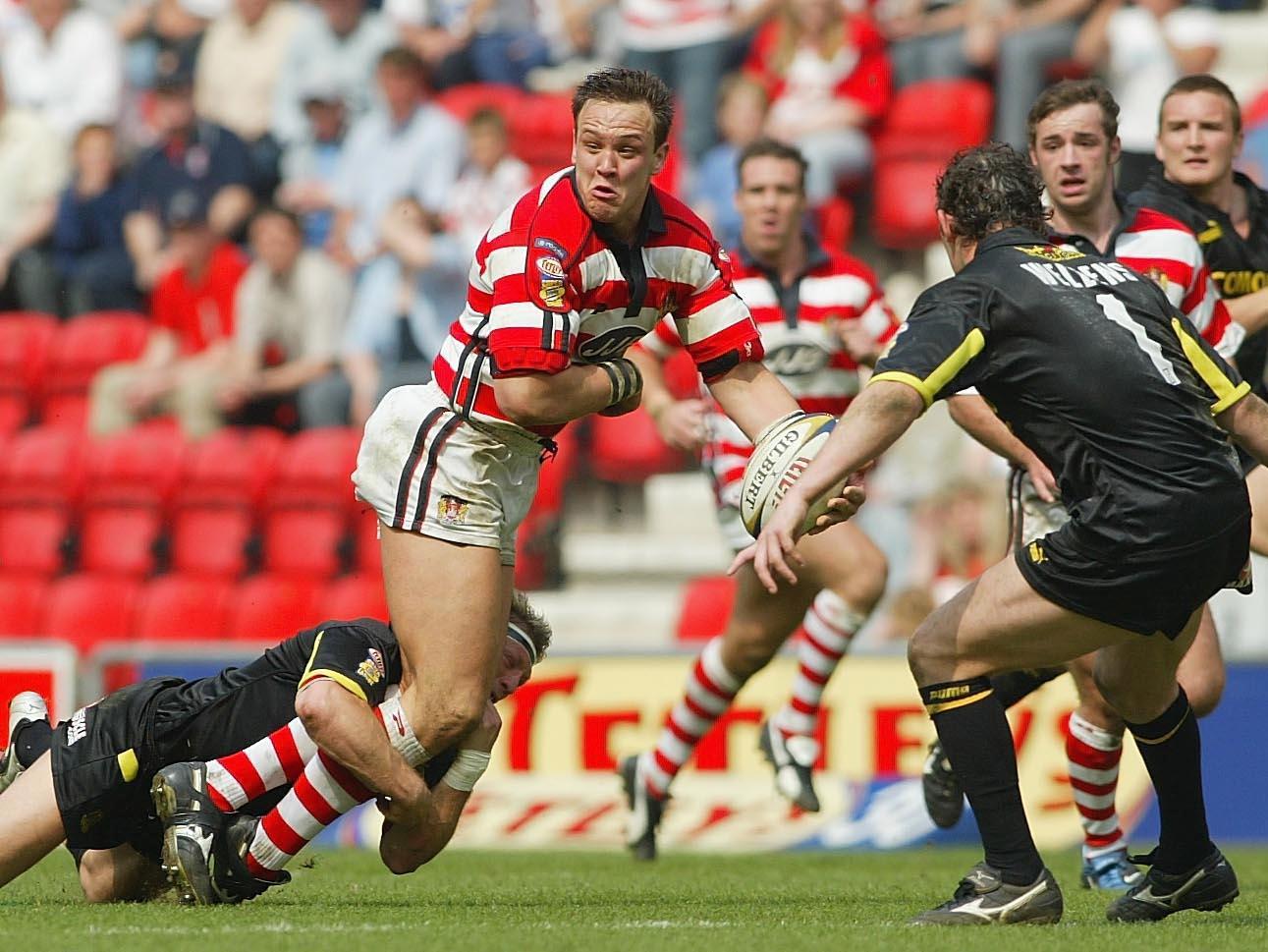 Danny Sculthorpe during his playing days at Wigan. He now works with the charity State of Mind to improve mental health in sport