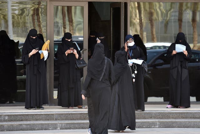 Women in Saudi Arabia are expected to wear loose fitting clothing, such as abayas, in public