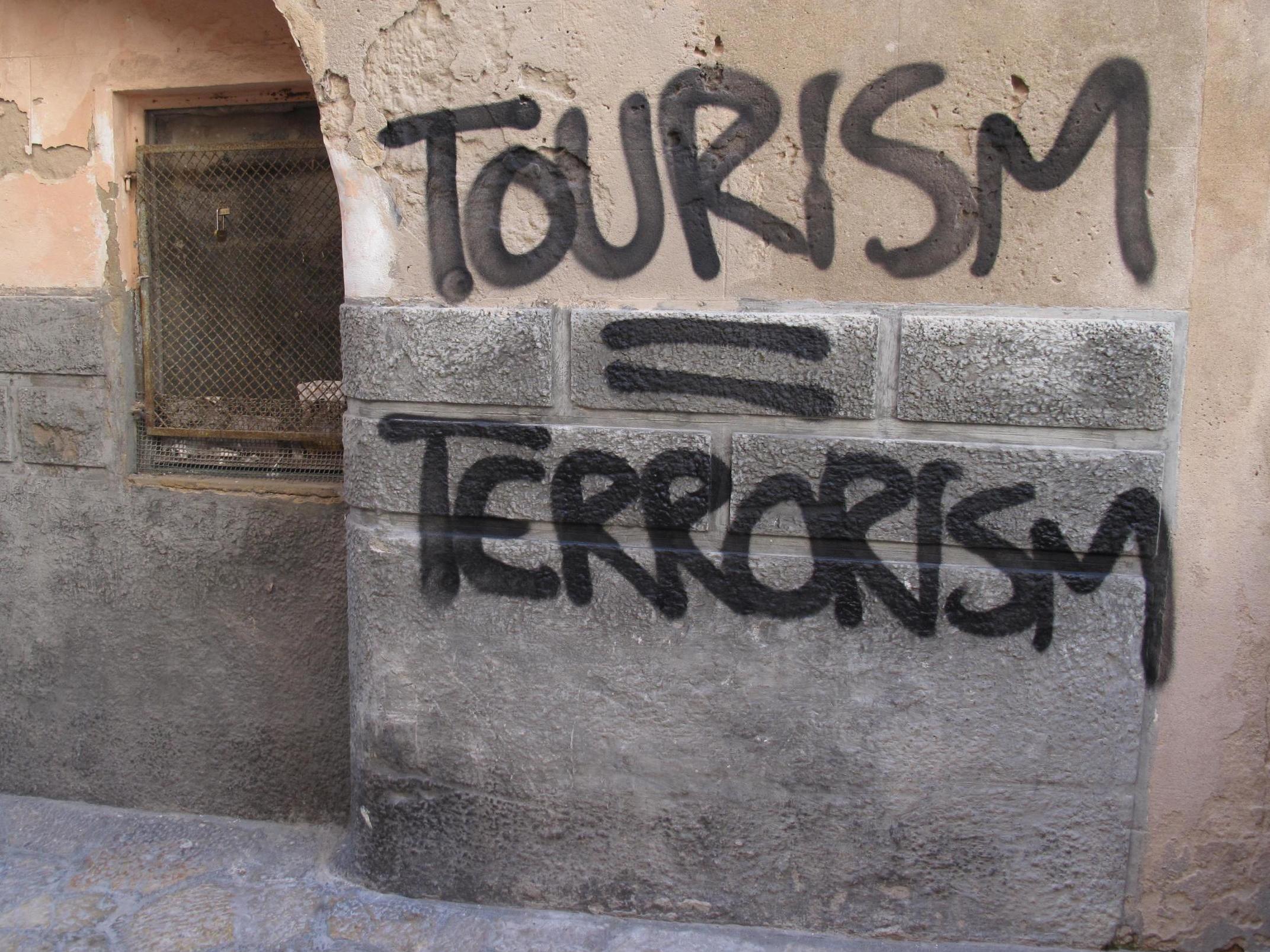 Graffiti in Palma, Mallorca.