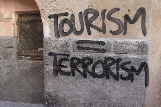 Graffiti in Palma, Mallorca.