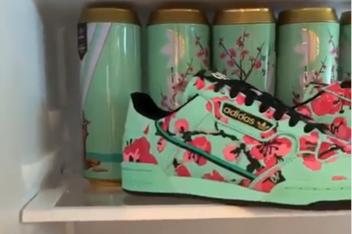 Adidas and AriZona iced tea launch 99 cents sneaker collaboration