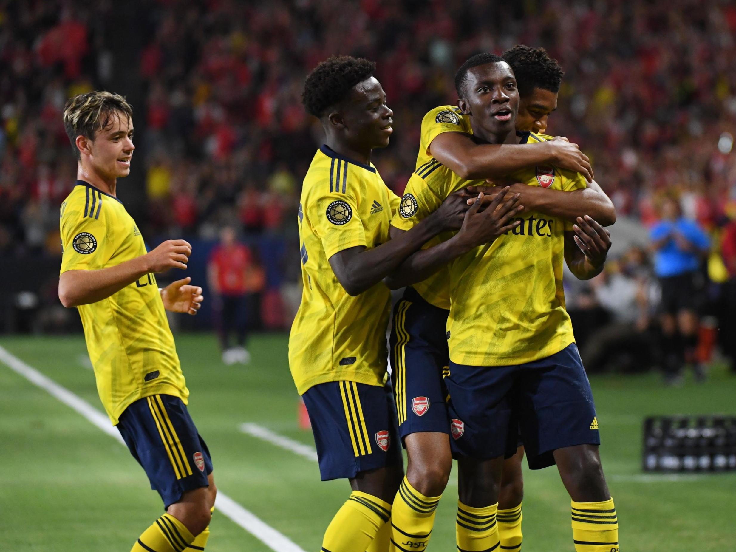 Eddie Nketiah scored the late winner