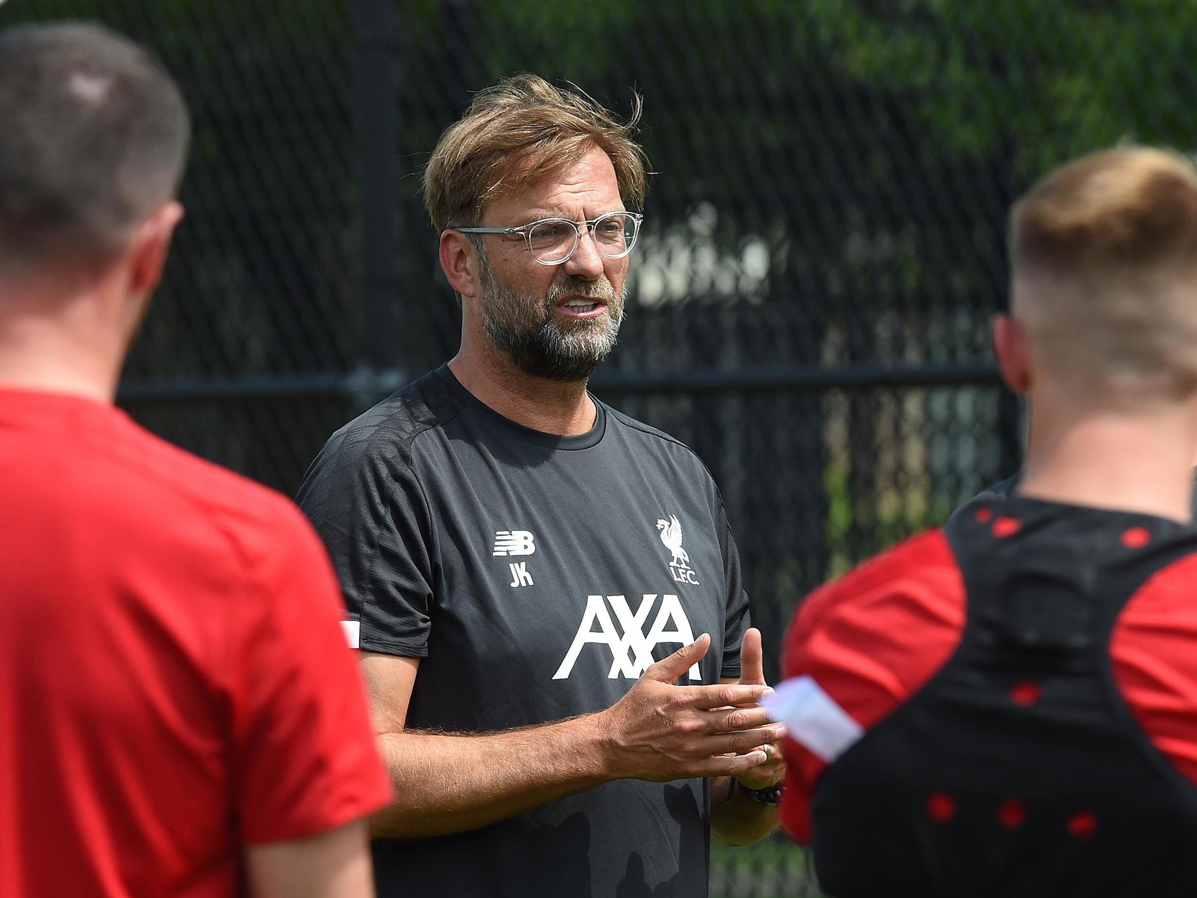 Jurgen Klopp is happy with his squad