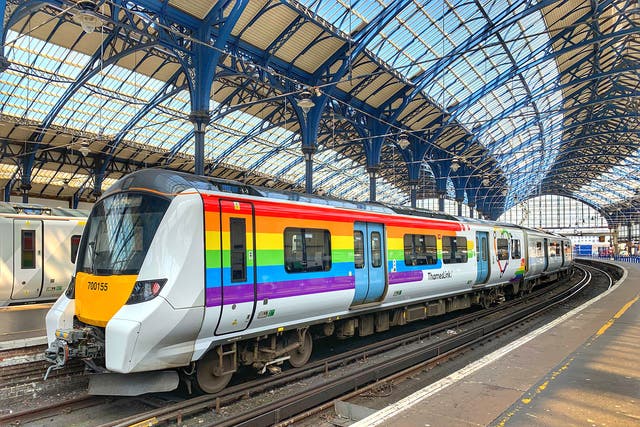 The GTR Pride train has been unveiled