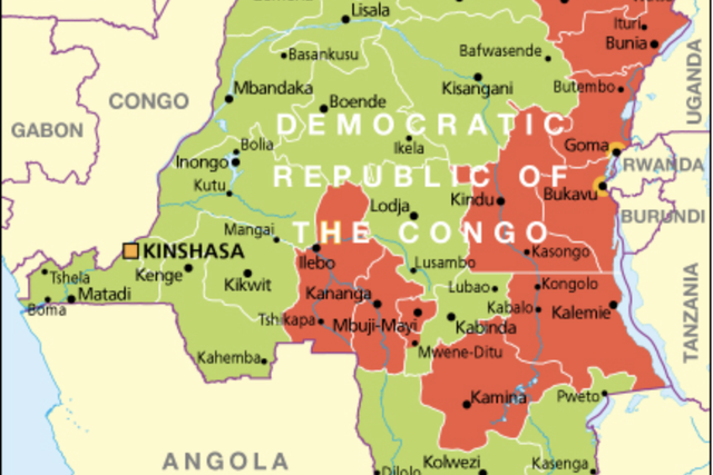 Red alert: the FCO warns against travel to eastern Congo, but because of fears of violence, not Ebola