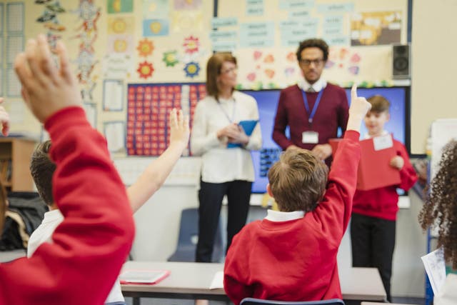 Teachers at schools with lower Ofsted ratings have to report more frequently on pupil attainment (File photo)
