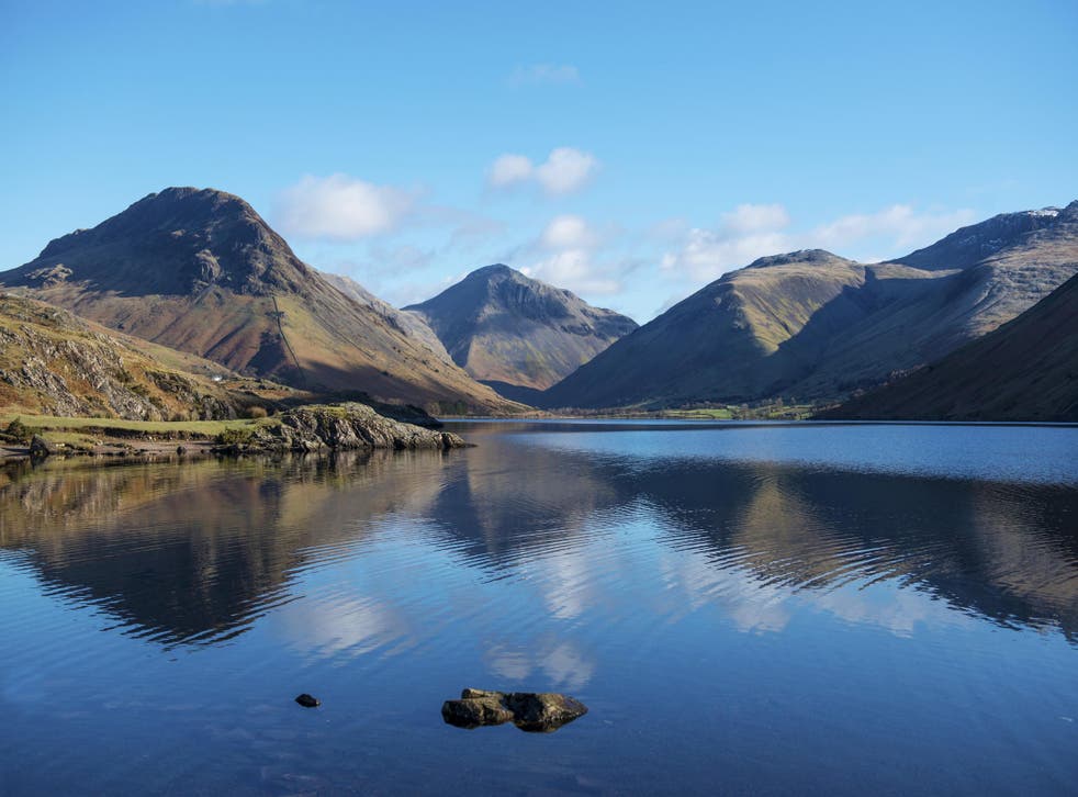 Wasdale Head Mountains in the Lake District