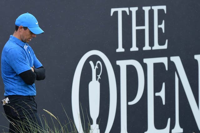 Rory McIlroy will have felt anywhere but home as he suffered an opening day collapse at The Open