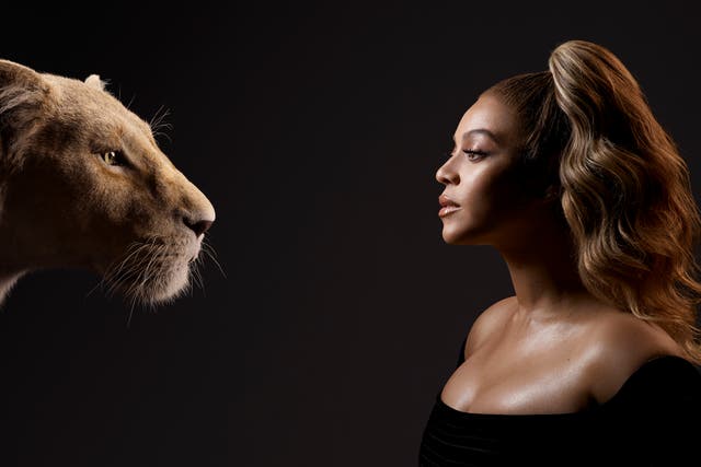 Beyonce has released an album of music inspired by Disney's live-action of The Lion King