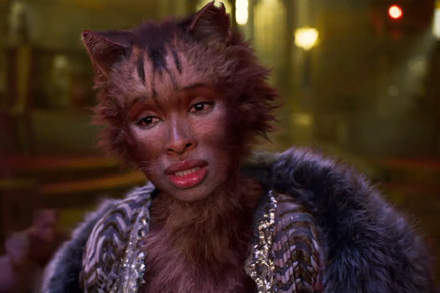 A still from the trailer for Cats
