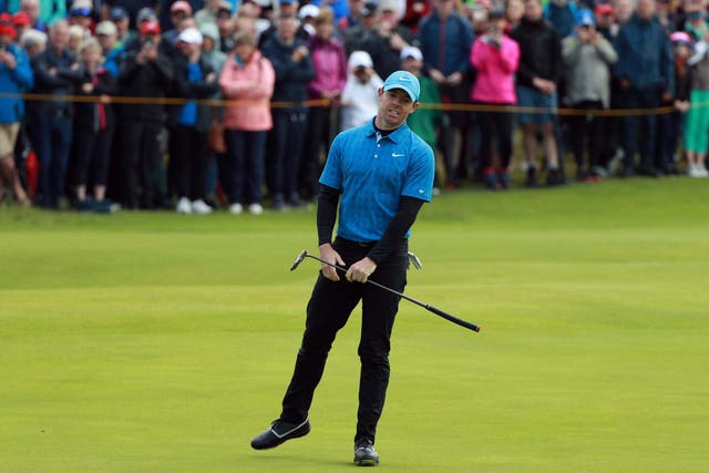 Rory McIlroy is out of the running after a nightmare first round at The Open