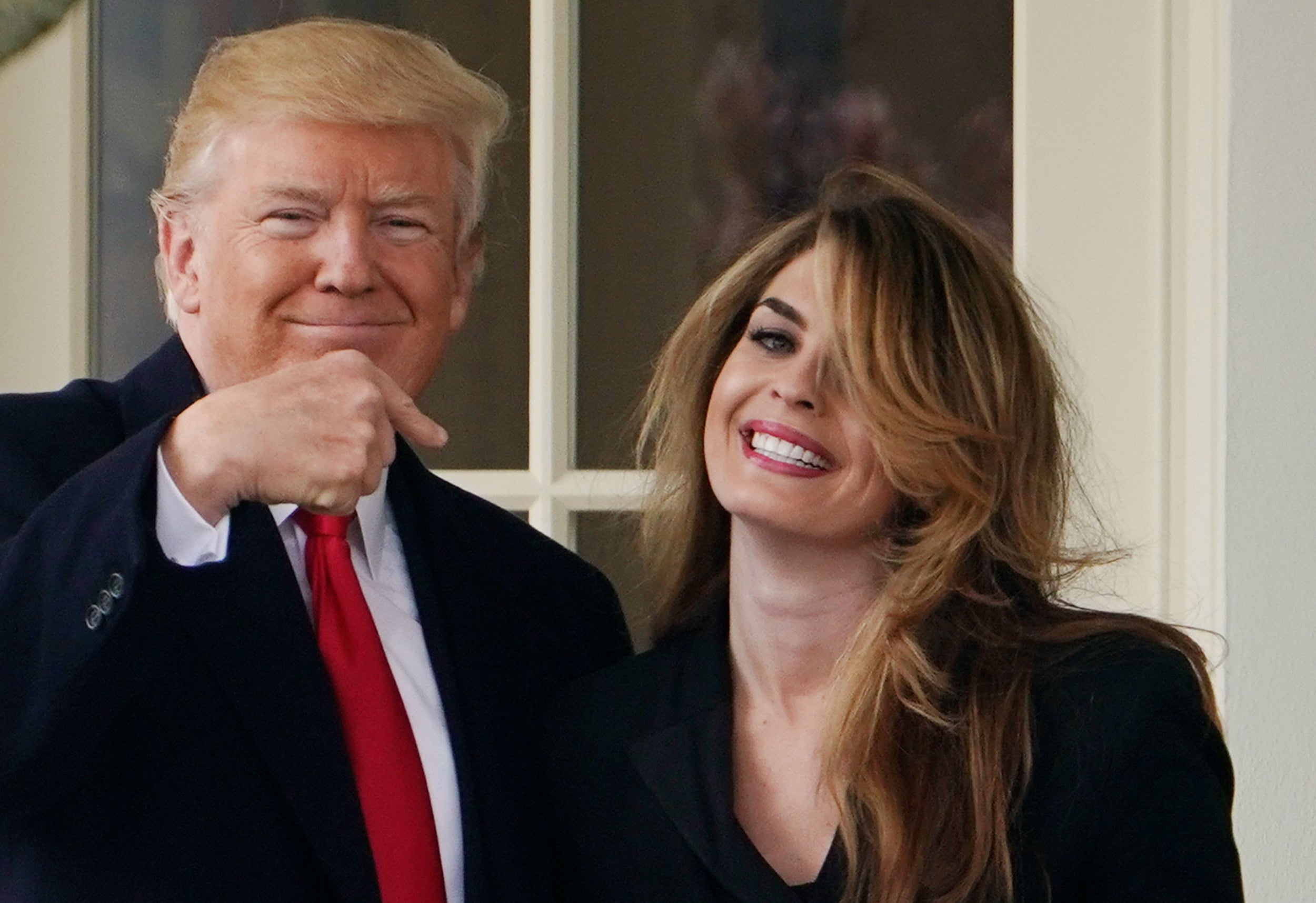 <p>Donald Trump and Hope Hicks </p>