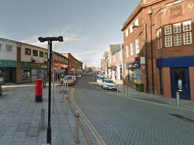 A young mother was racially abused as she walked along Murray Street in Workington
