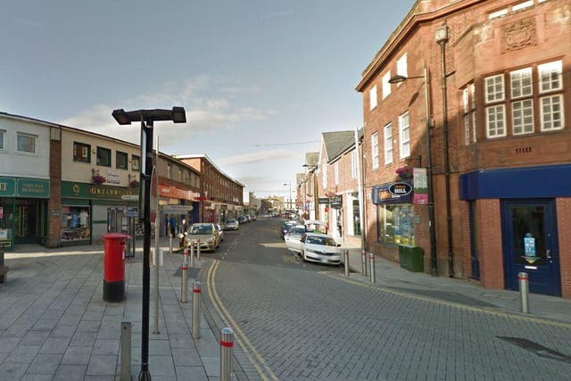 A young mother was racially abused as she walked along Murray Street in Workington