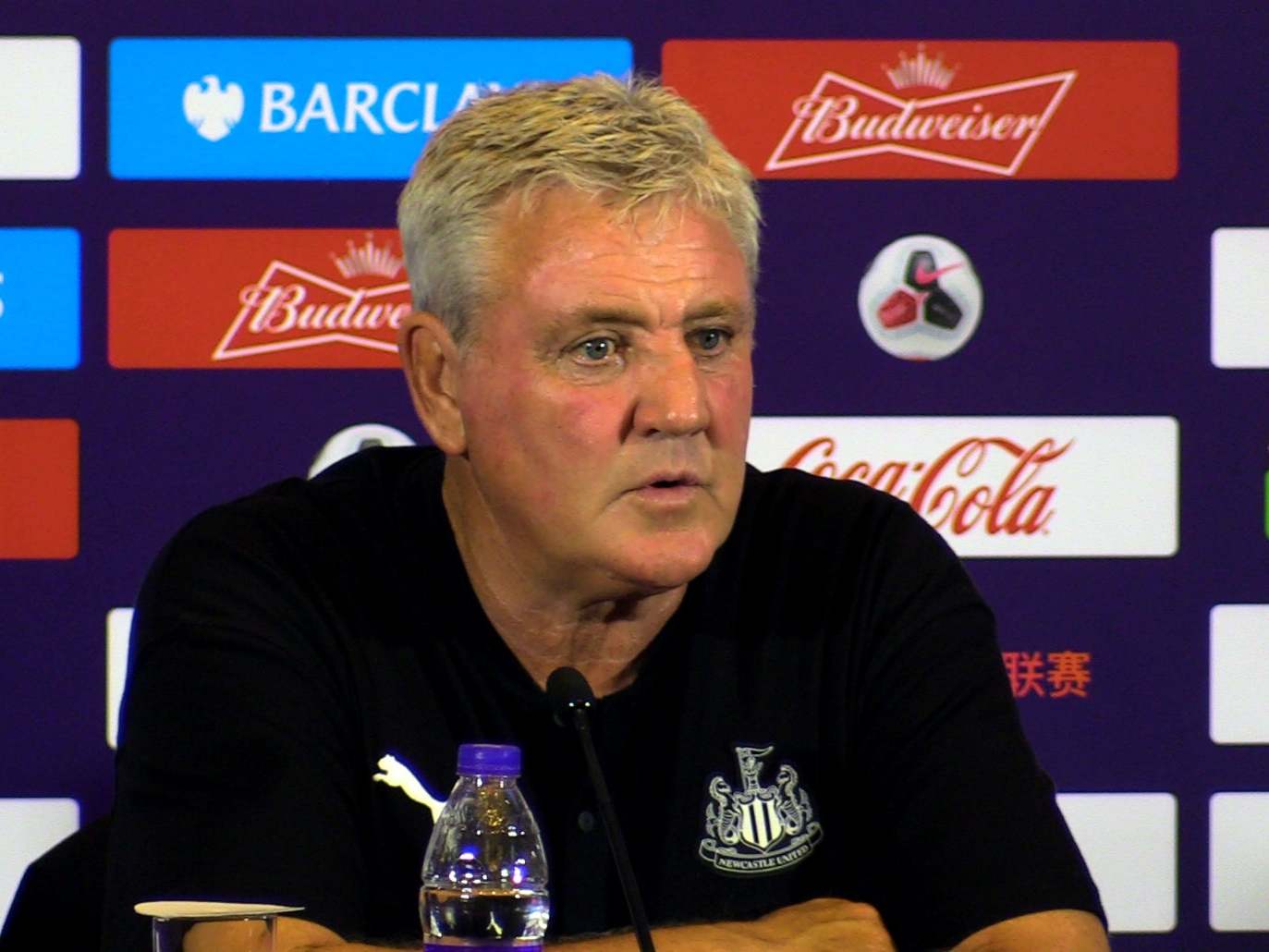 Steve Bruce is unveiled as the new Newcastle manager