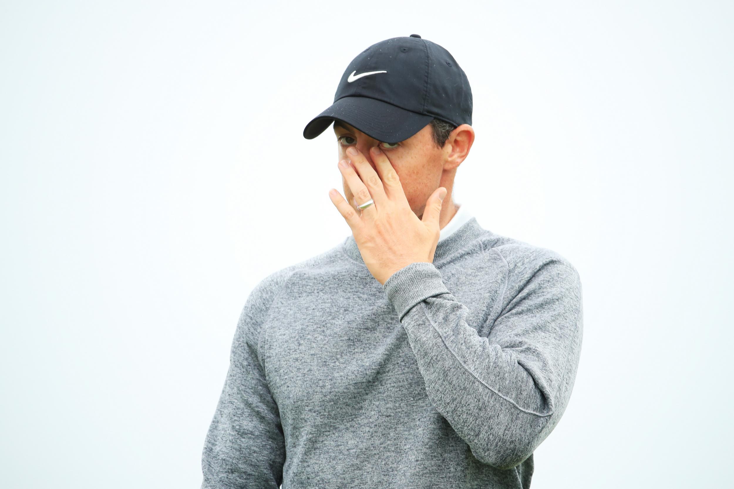 McIlroy fell a single shot short of the cutline (Getty)