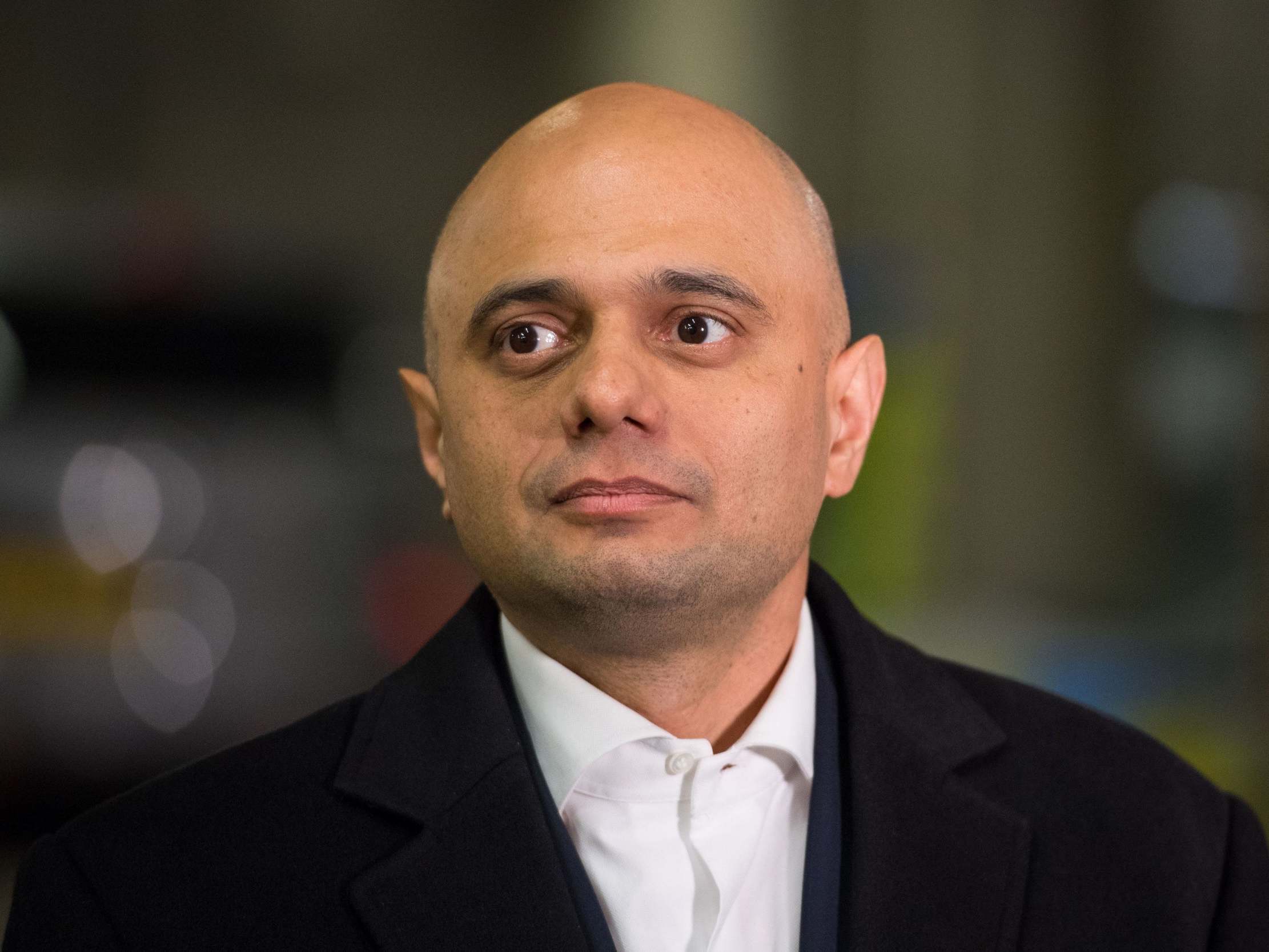 Sajid Javid would not repeat his call for politicians to ‘moderate their language’ for Boris Johnson