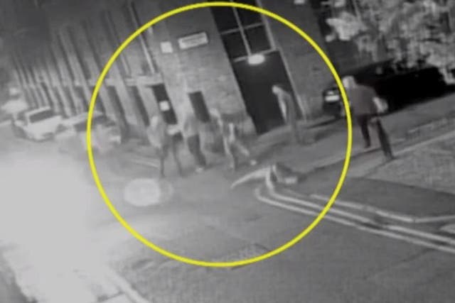 Officers want to speak to three men highlighted in the footage of Richmond Street on 13 July