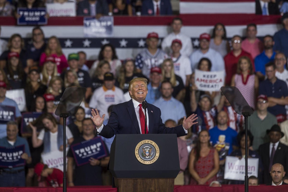 Trump praises ‘send her back’ rally crowd as ‘incredible patriots ...