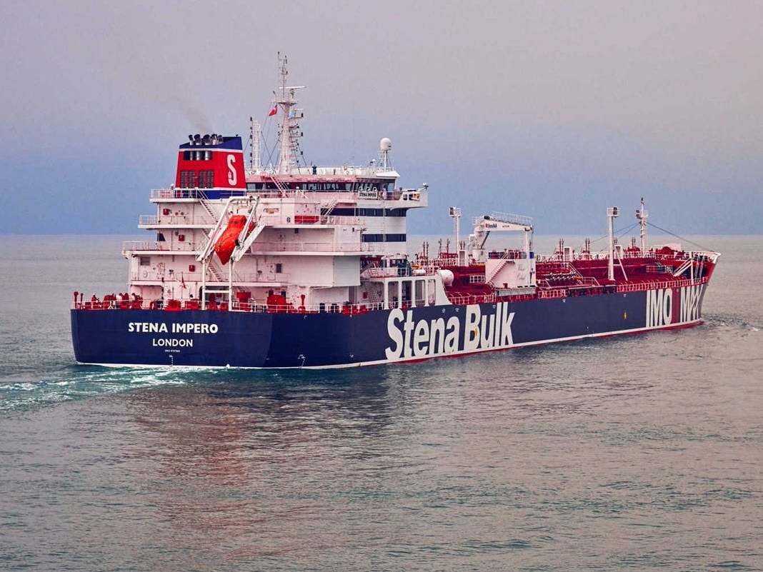 The Stena Impero, the British-registered oil tanker seized by Iran yesterday