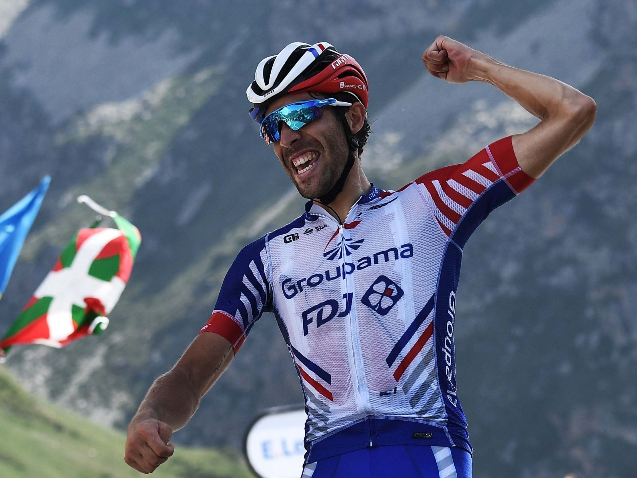 Thibaut Pinot clinched victory on stage 14 of the Tour de France