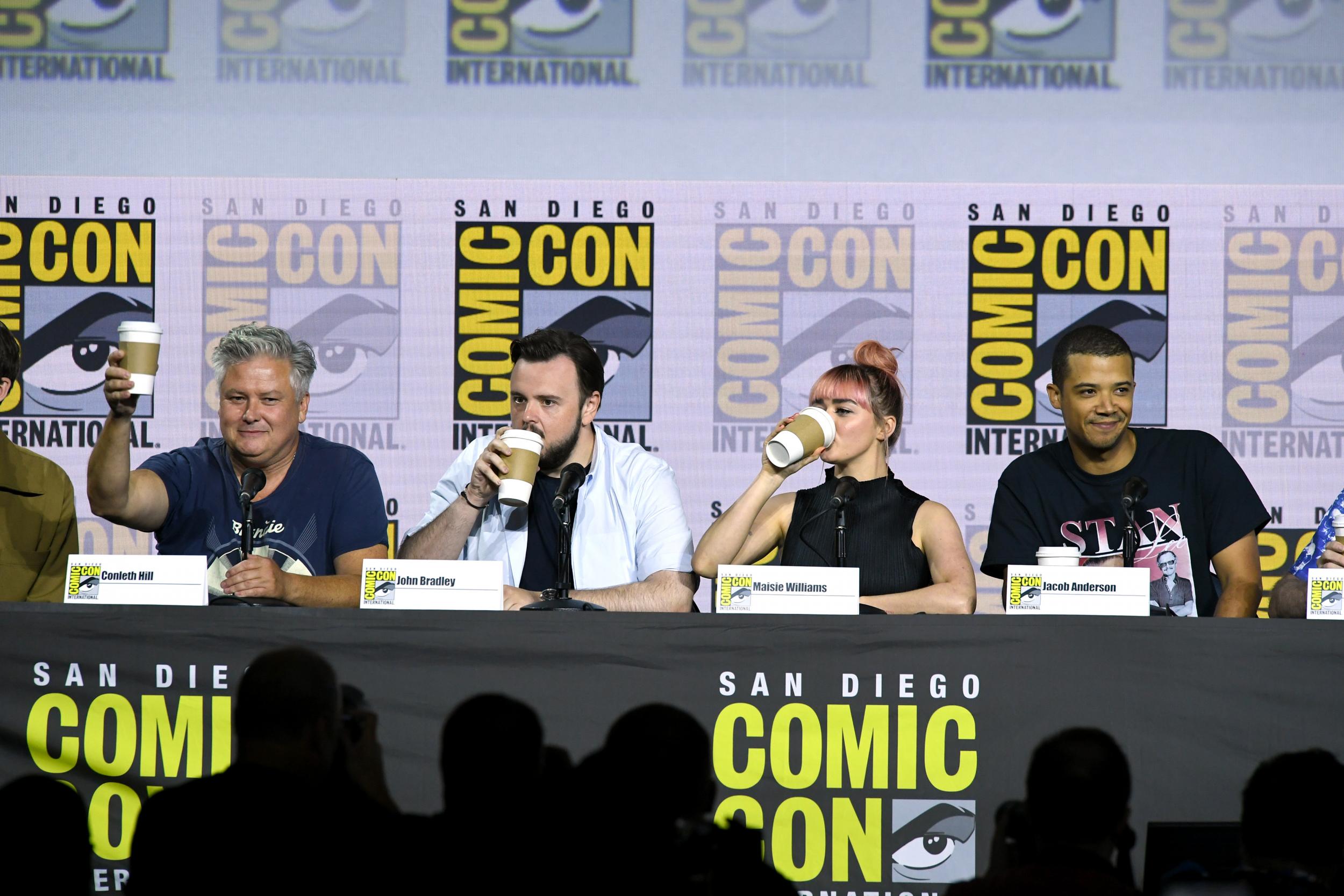 Conleth Hill, John Bradley, Maisie Williams and Jacob Anderson