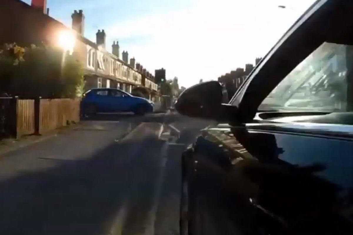 Road rage driver rammed cyclist off road, leaving him with punctured ...