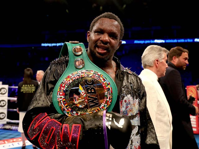 Dillian Whyte beat Oscar Rivas on Saturday night but won't get to face Deontay Wilder