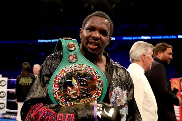 Dillian Whyte beat Oscar Rivas on Saturday night but won't get to face Deontay Wilder