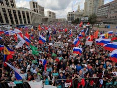 Thousands protest in Moscow after candidates excluded from election