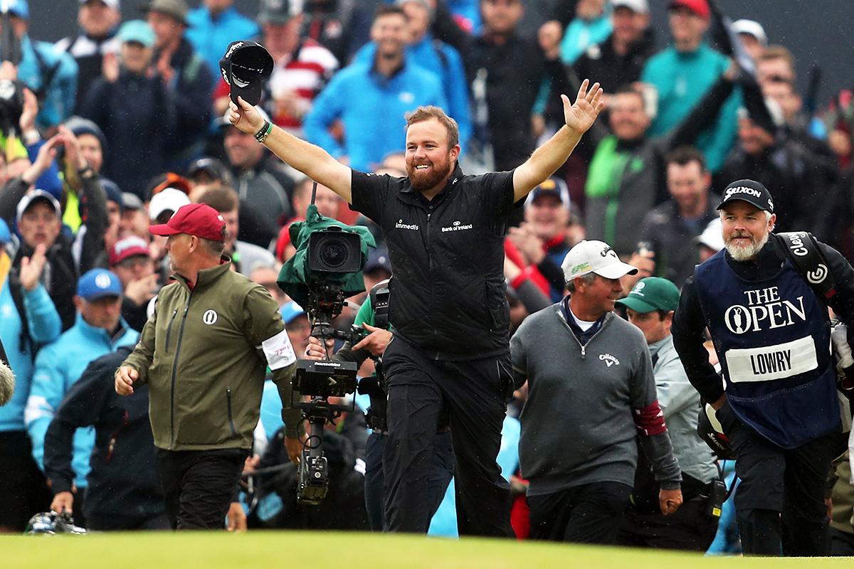 Lowry clinched his first major title at Royal Portrush