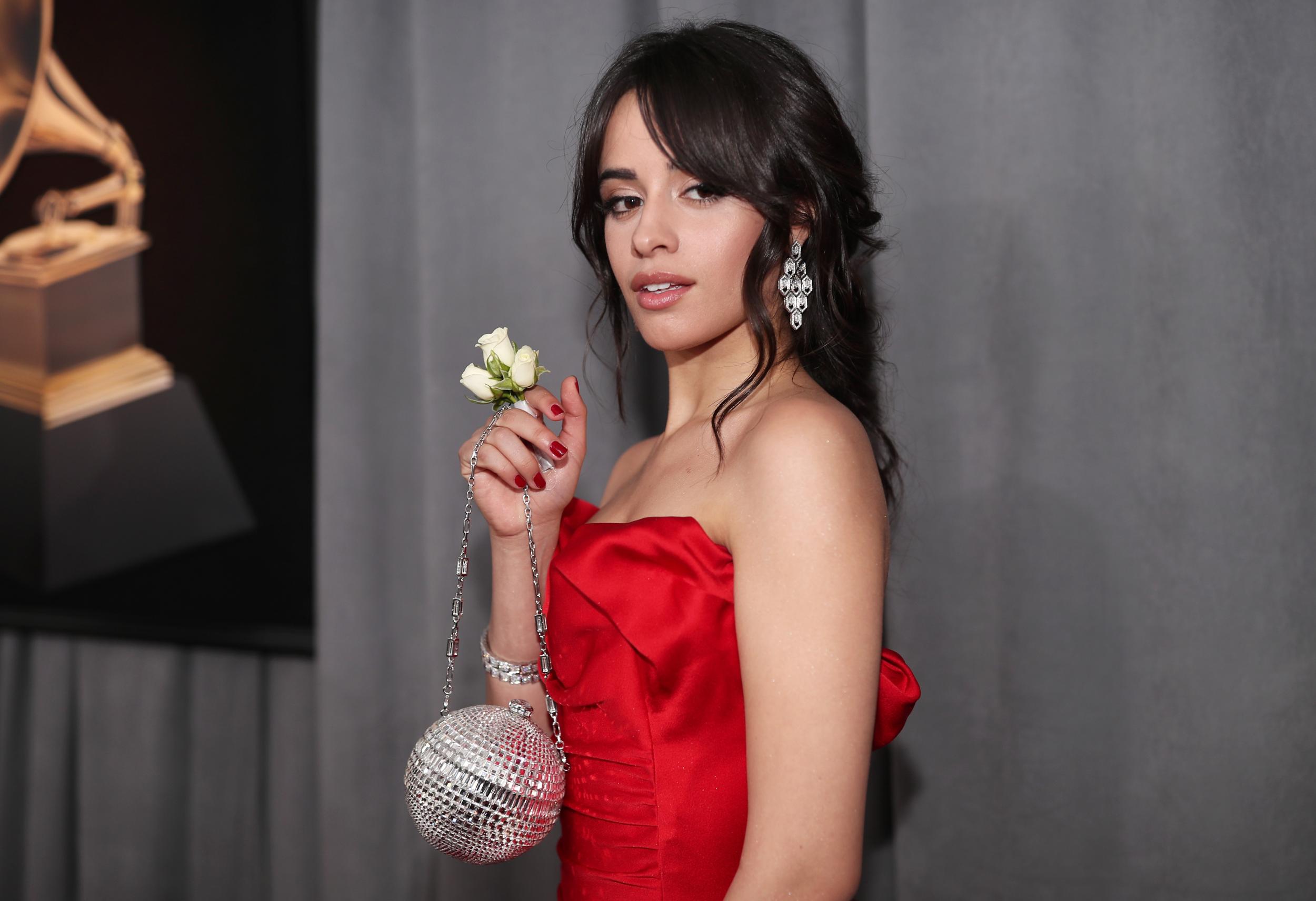 Camila Cabello attends the 60th Annual GRAMMY Awards at Madison Square Garden on January 28, 2018 in New York City.