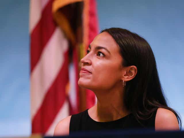 Trump came under fire for tweeting to say AOC and three other BAME congresswoman should 'go back to where they came from'