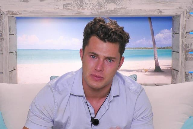 Curtis Pritchard in the diary room