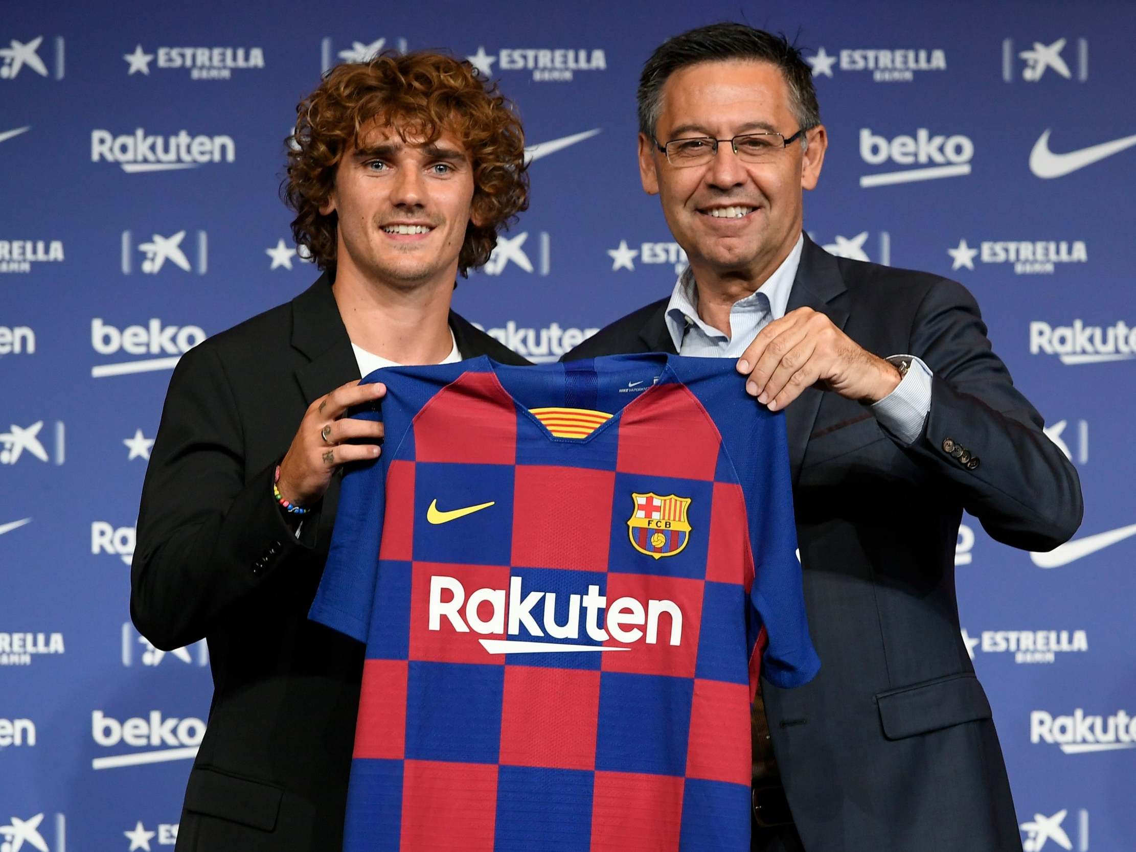 Griezmann joins from Atletico Madrid