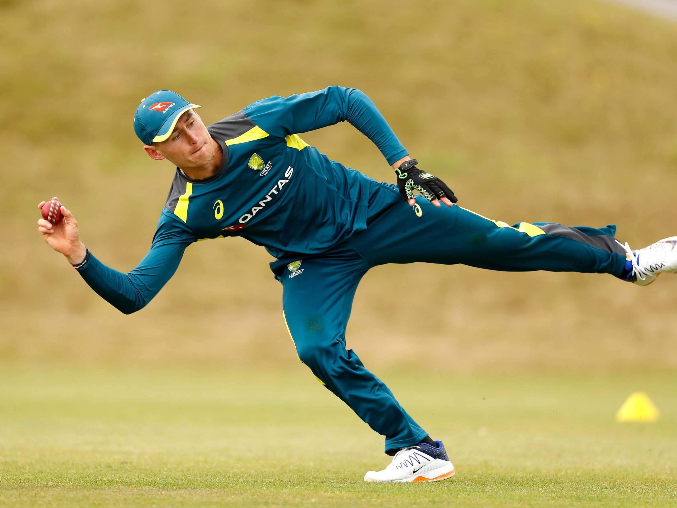 Labuschagne practices with Australia