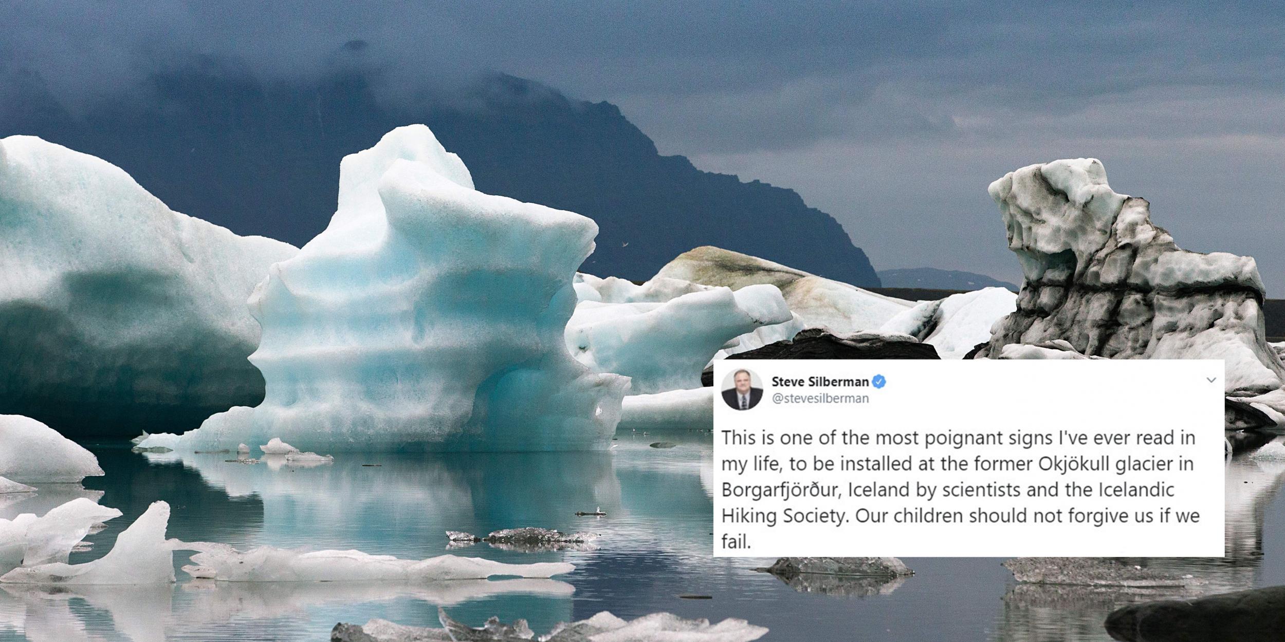 Climate change: Scientists honour Iceland glacier destroyed by global warming | indy100