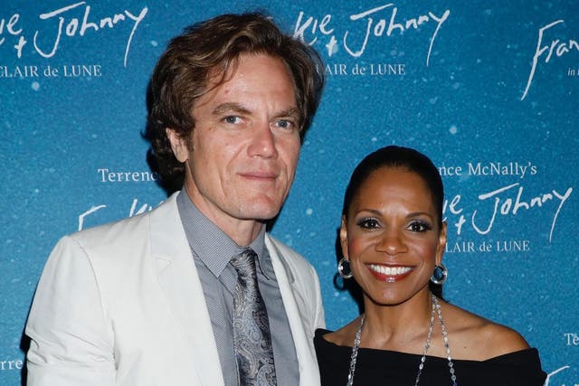 Michael Shannon and Audra McDonald at a promotional event for Frankie & Johnny at the Clair de Lune
