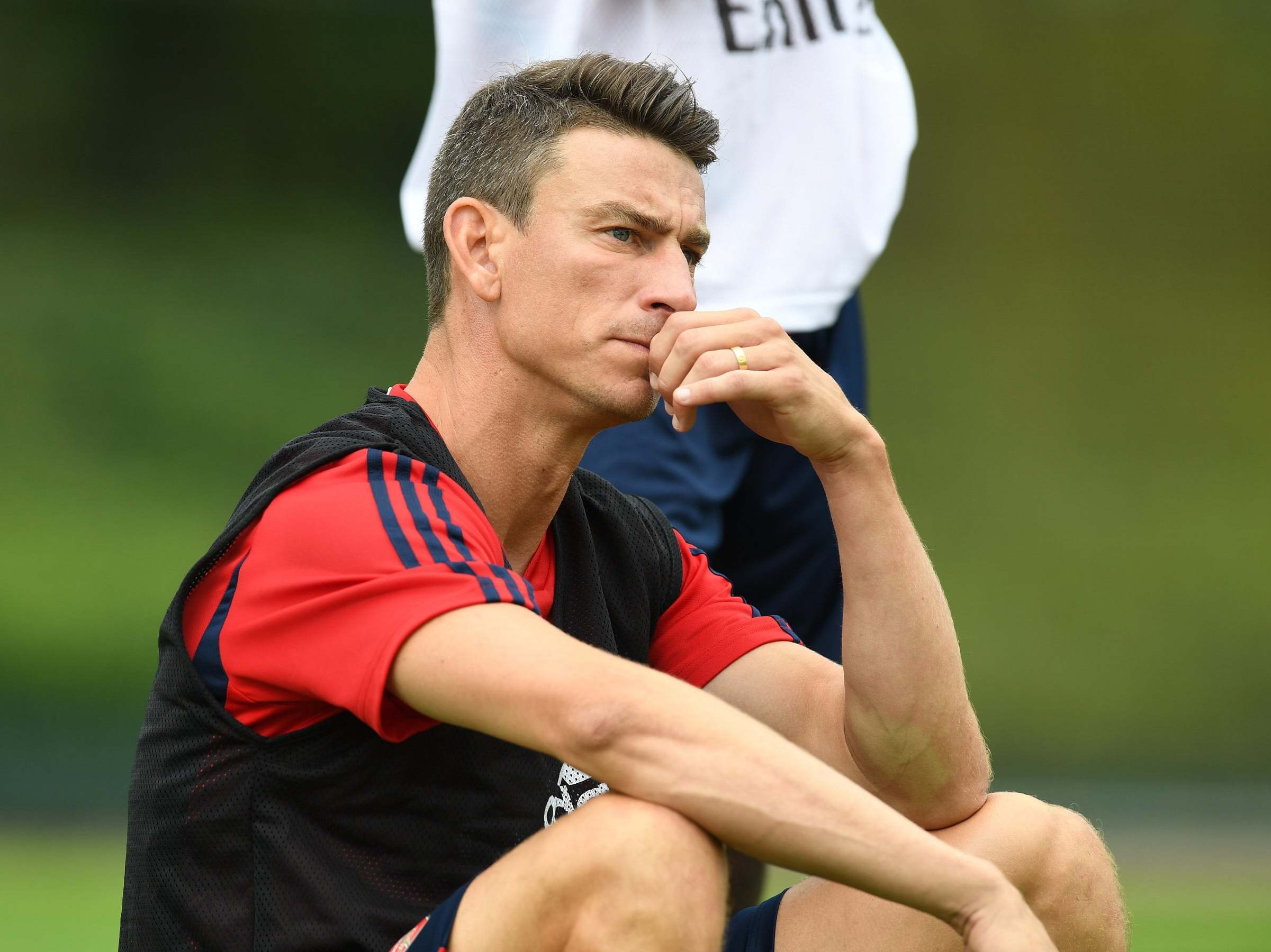 Laurent Koscielny was conspicuous by his absence