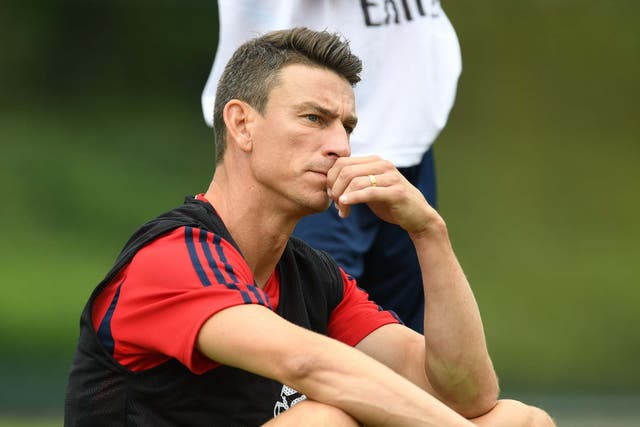 Laurent Koscielny was conspicuous by his absence