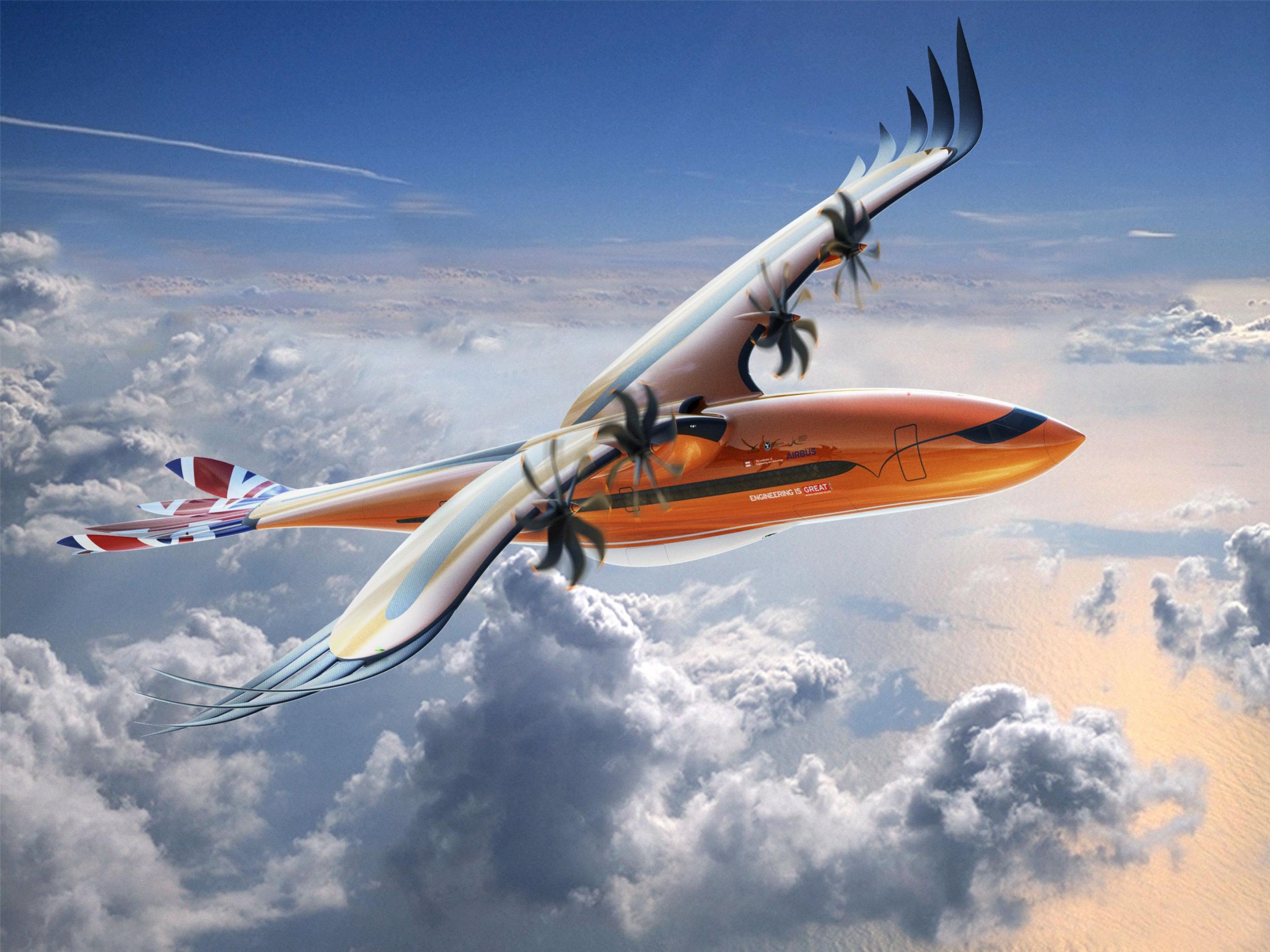 Airbus' bird of prey plane concept